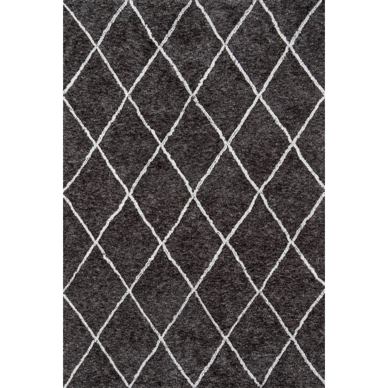 Tapis gris anthracite Ragin, Rectangle 9 pi x 12 pi