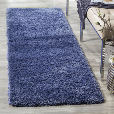 Tapis de couleur unie à poils longs Cania