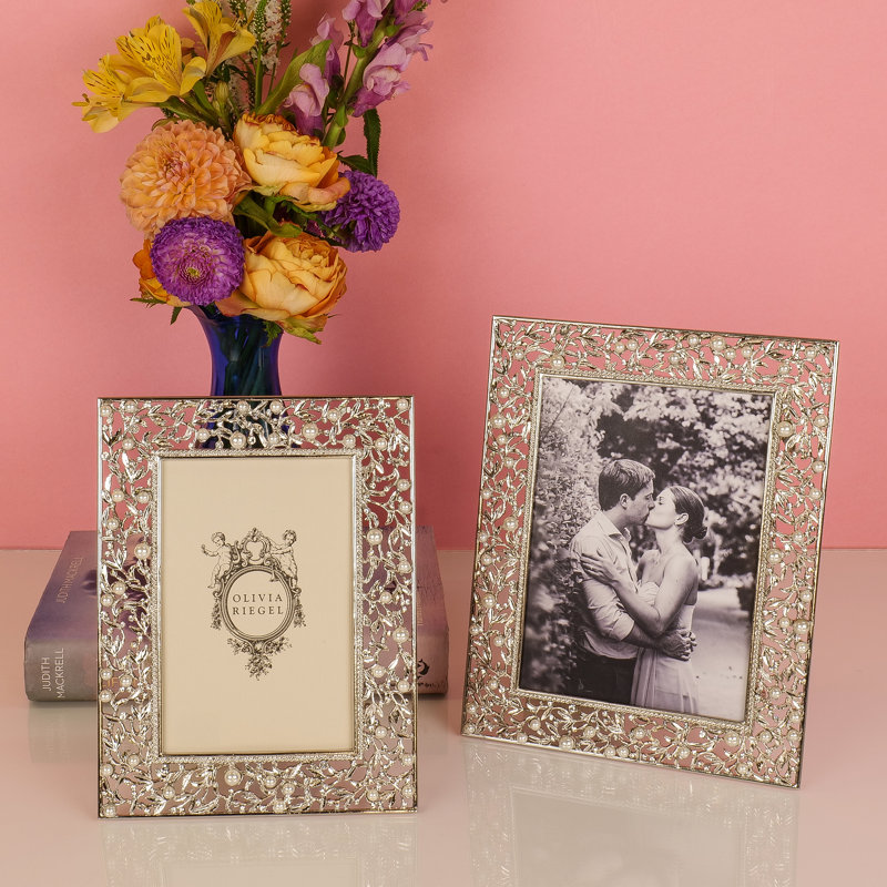 Eleanor Metal Picture Frame, 8" x 10", Silver