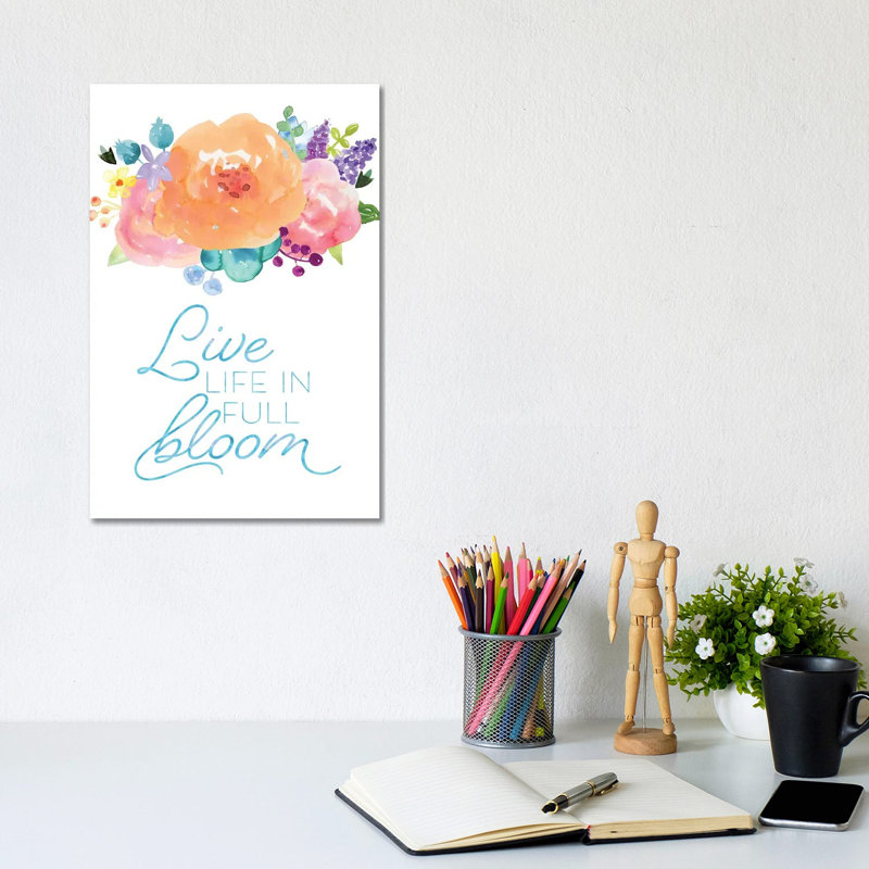 Flowers In Full Bloom II by Noonday Design - Wrapped Canvas Print, 30.48cm H x 20.32cm W x 1.91cm D