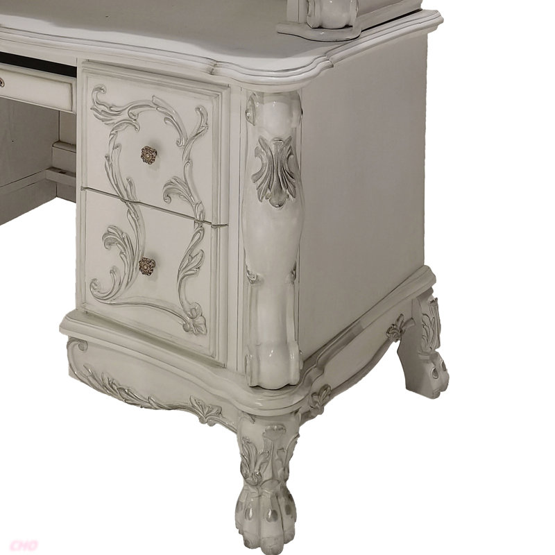 Bureau d'ordinateur et huche Dresden