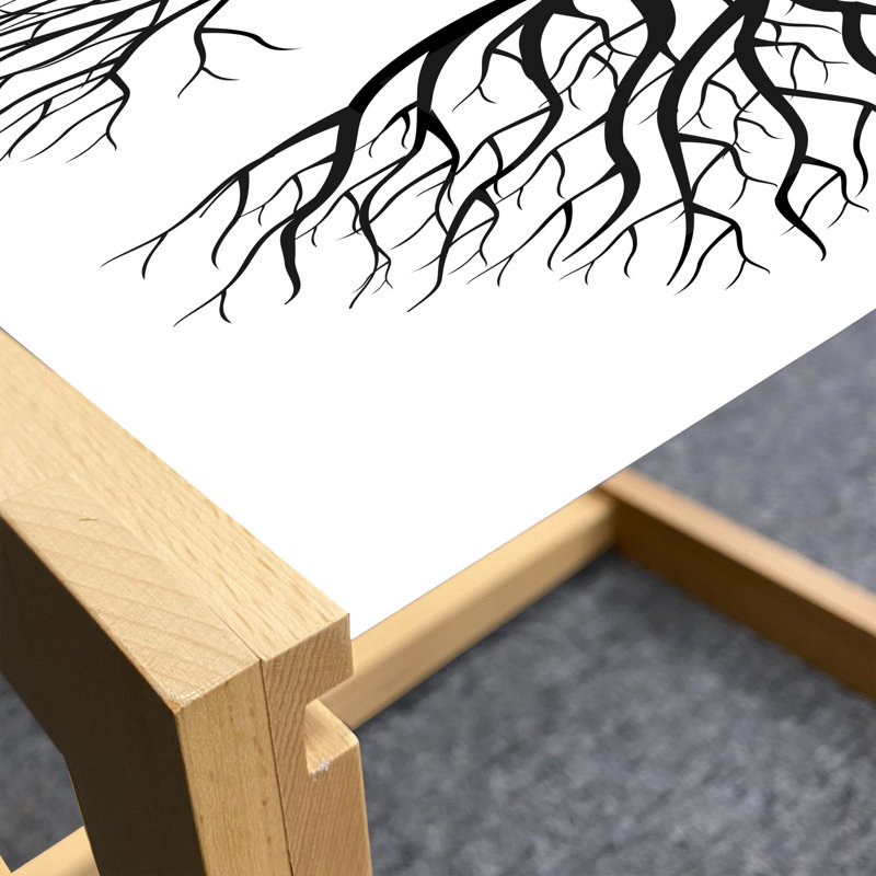 Jancarlo Sled Coffee Table, 90cm H x 62cm W x 40cm D