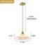 Luminaire suspendu en dôme 1 lumière-364705889