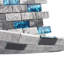 Teal Blue 1''x2'' Natural Stone/Glass Brick Joint Mosaic Wall Tile