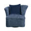 Fauteuil demi-tonneau pivotant l 34 po
