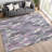 Machine Washable Indoor/Outdoor Bricen ACN2329 Stripes Rug-1702171911