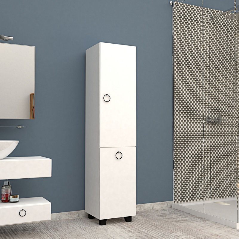 Oyee Linen Cabinet, White