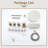 12 Inch Rainfall Thermostatic Shower System with Body Jets, and 3-Sprays Handheld with a Shelf-94402019