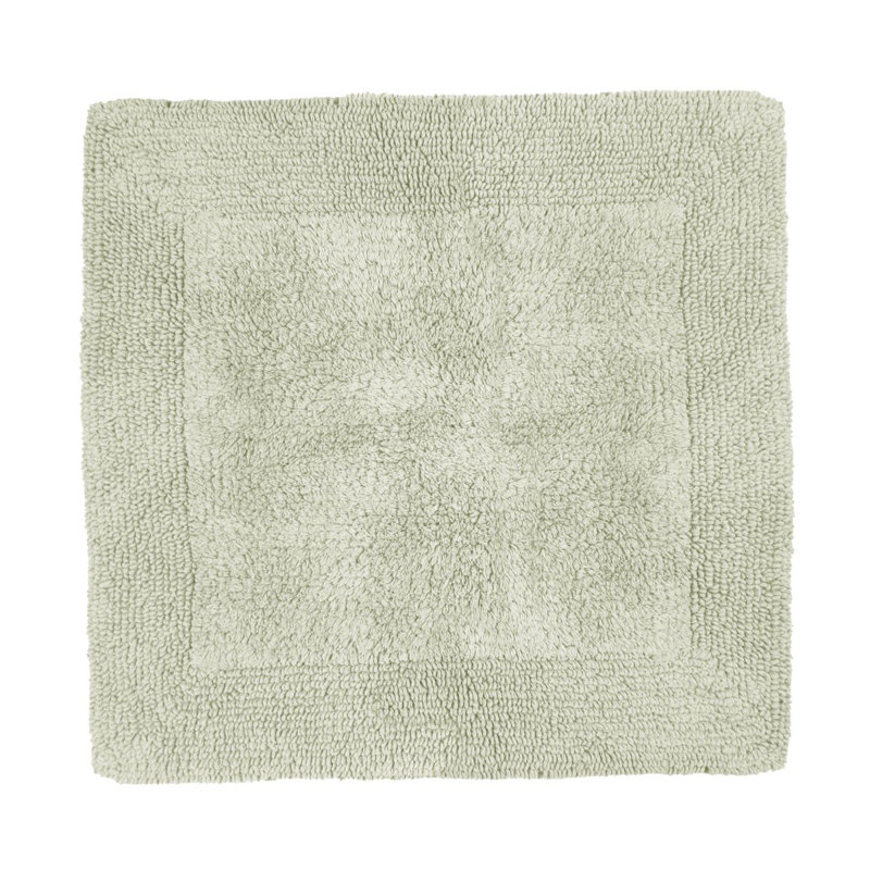 Nagelly Reversible Square Bath Mat, Sage Green