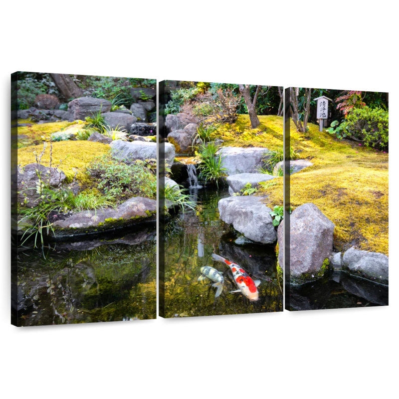 Camion rivière japonaise, H 36 po x l 57 po
