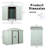 Heavy-duty Metal Shed - For Lawn And Garden Use Storage With Lockable Door-115808191-115808193