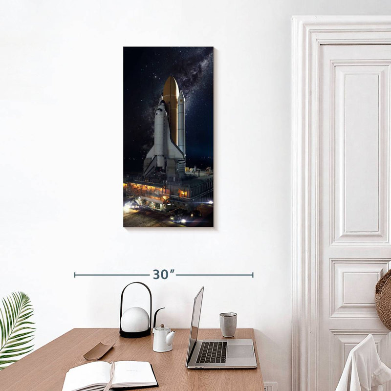 Space Shuttle, 30" H x 15" W