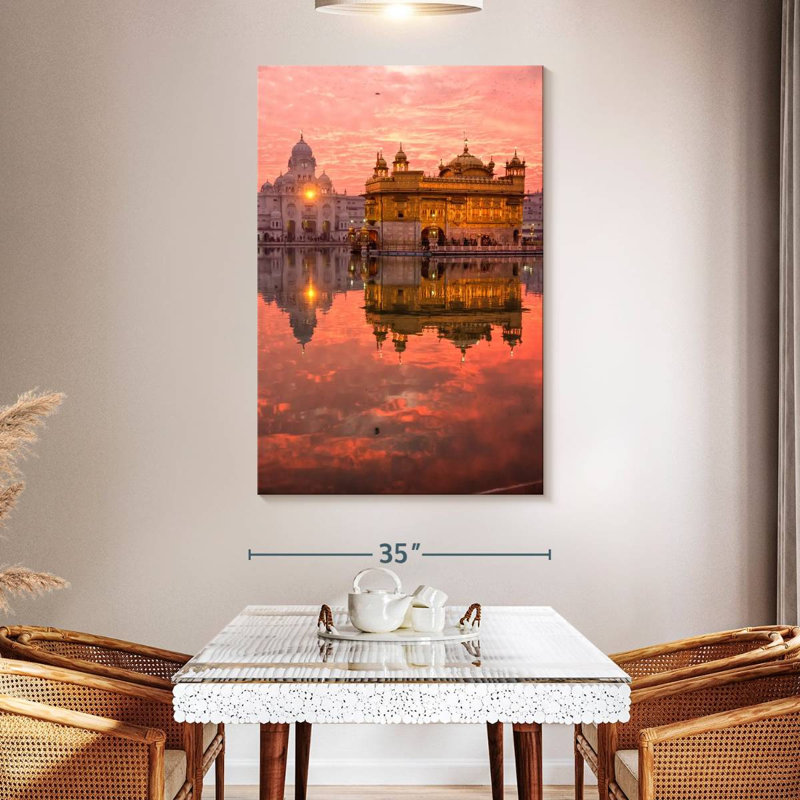 Aime Harmandir Sahib Reflection, 51" H x 34" W