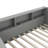Daybed Frame With Storage Bookcases, 2 Drawers & Charging Design-1381327257