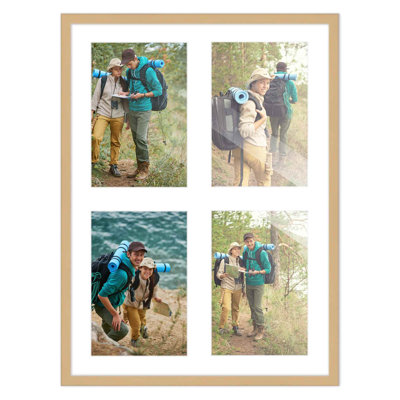 Wood Picture Frame with Mat
