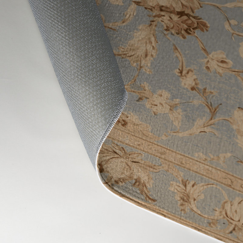 Tapis d'intérieur et d'extérieur gris français, Rectangle 5 pi x 7 pi