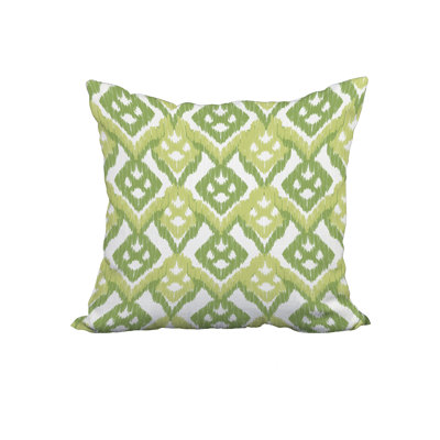 Happy Hippy Ikat Reversible Throw Pillow