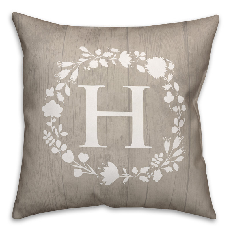 Reversible Throw Pillow, H