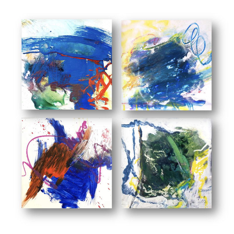 Mineral Series 4 Gallery Wrapped Canvas Print by John Beard, 80" H x 80" W x 1.5" D, Unframed