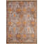 Tapis orange en polyester oriental oriental tissé à la machine 9 pi 8 po x 13 pi 2 po-888313267