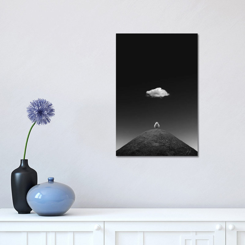 The Illuminated Sheep by Kathrin Federer - Print on Canvas, Wrapped Canvas, 30.48 cm H x 45.72 cm W