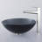 Glass Circular Vessel Bathroom Sink-10363220