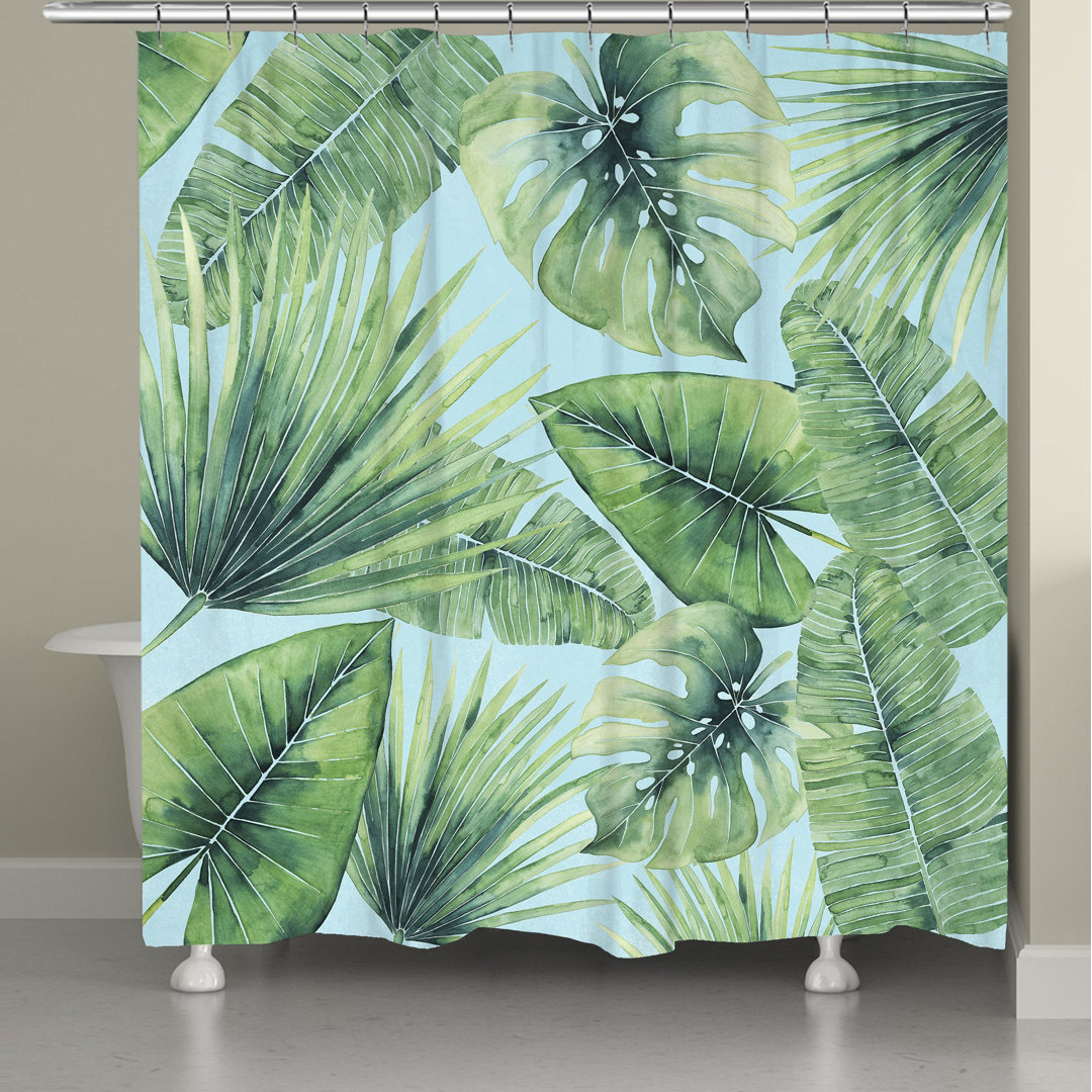 Suhel Floral Shower Curtain Bayou Breeze 