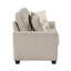 Ensemble de canapés contemporains 3 pièces Taupe