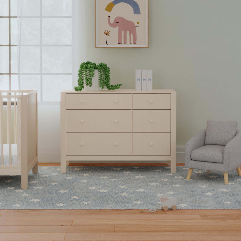 Marisol 6-Drawer Dresser, Brown
