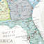 Medium USA Classic Wall Map - No Frame Print-465052233