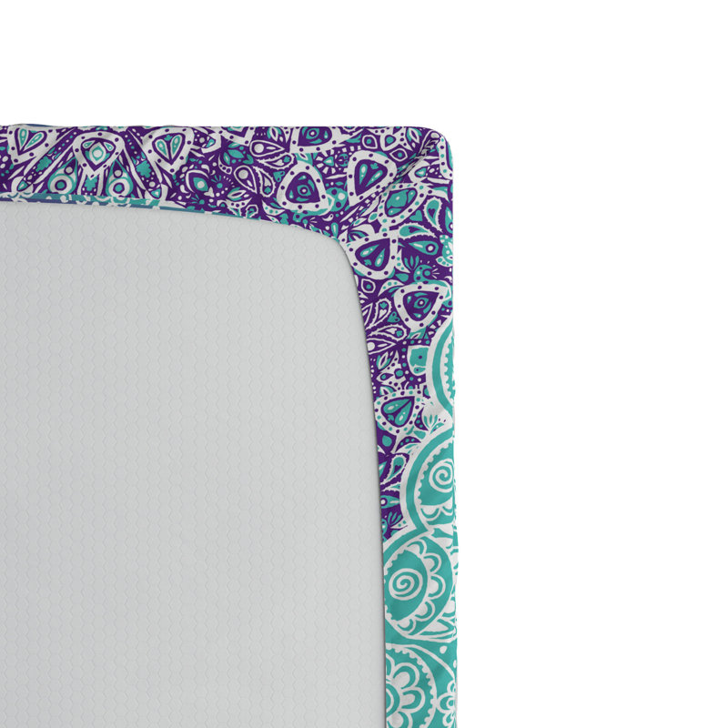 Microfiber Fitted Sheet, Twin XL Fitted Sheet, Purple