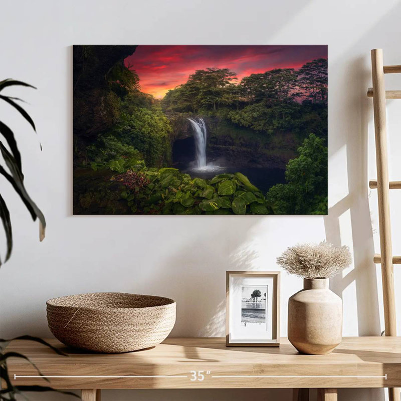 Alvord Rainbow Falls à Hilo, H 16 po x l 24 po