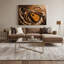 «Music Lute», art mural sur toile noire-371151235