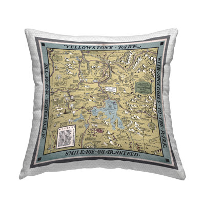 Polyester Throw Square Indoor/Outdoor Pillow Cover & Insert