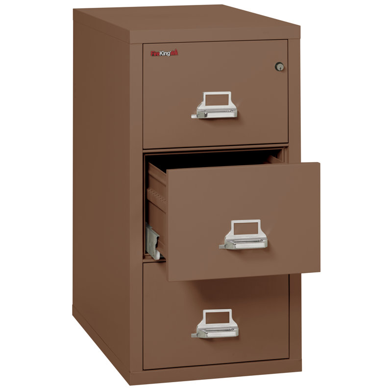 Fireproof 4 - Drawer File Cabinet, Key Lock, Tan