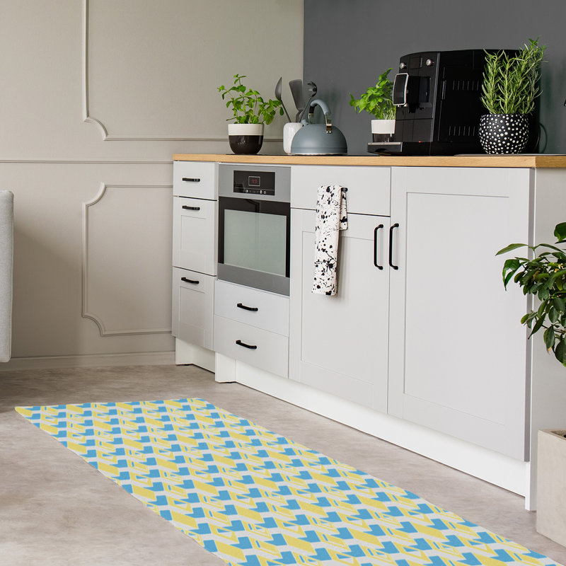Chenille Geometric Indoor Rug, Runner 2'5" x 8'