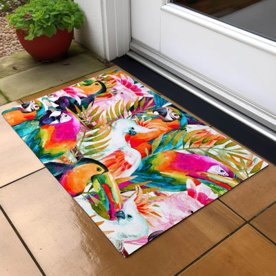 Tapis intérieur / extérieur lavable à la machine avec envers antidérapant Braggs
