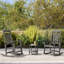 Ensemble de 2 chaises berçantes d'extérieur surdimensionnées-360946970