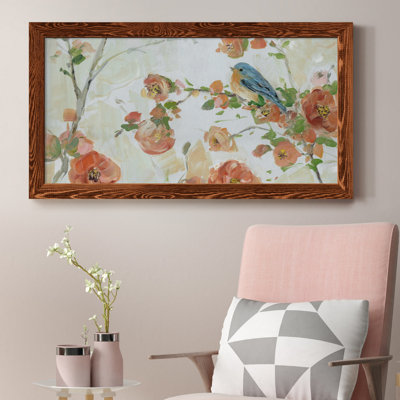 " Bluebird Spring Day II " Painting Print