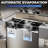 72.8" 54 Cu. Ft. Auto/Cycle Defrost 3-Door Commercial Upright Freezer - Stainless Steel