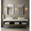Meuble-lavabo 1 lumière Spruill - verre transparent-2078592902