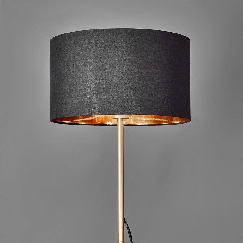 Jaylynn 144cm Traditional Floor Lamp, Gold
