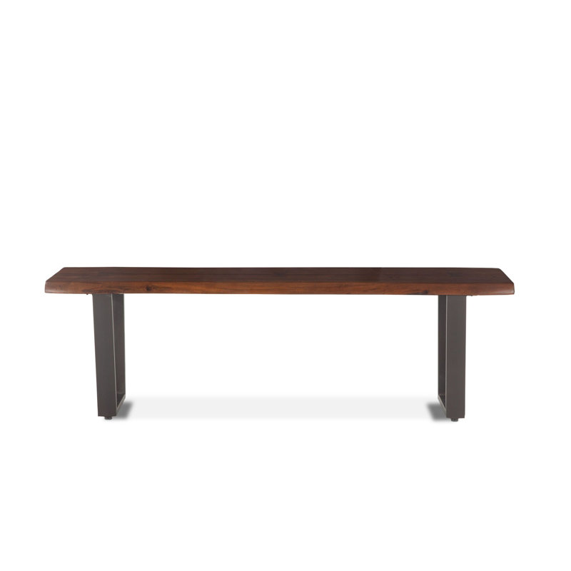 Banc en bois massif d'acacia Kenzy