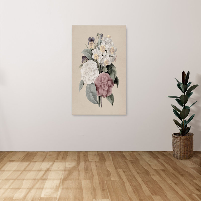 "Antique Botanical II" par Carol Robinson, reproduction sur toile, H 40 po x l 24 po x P 1,5 po
