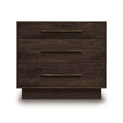 Moduluxe Solid Wood 33.5'' W 3 - Drawer Dresser