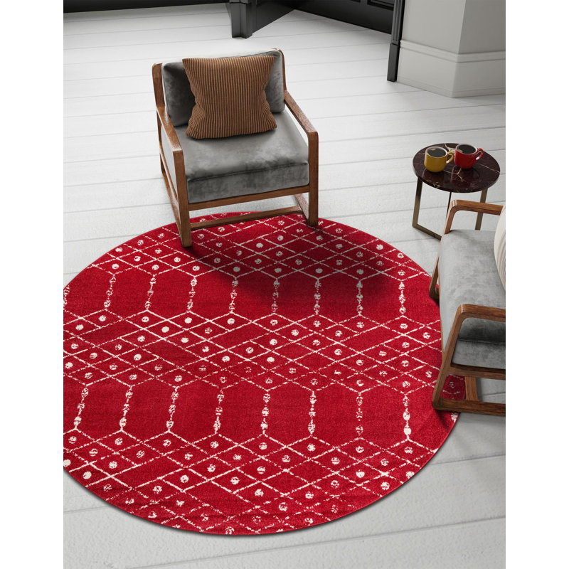 Tapis treillis Haywards Maeve Paxon 6, Rond 5 pi 3 po