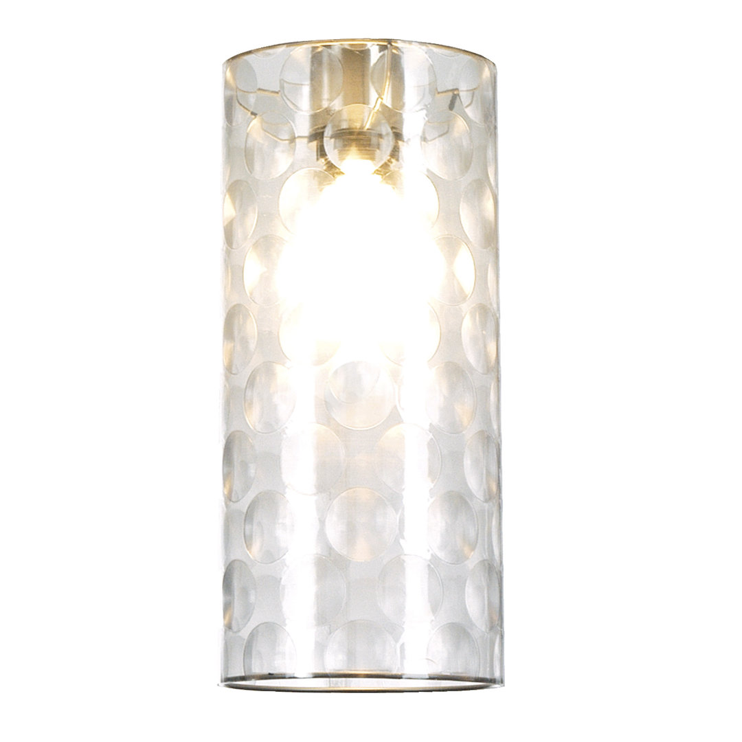 Renteria 16cm Glass Drum Pendant Shade