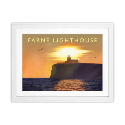 Farne Lighthouse by Richard O'Neill - Print