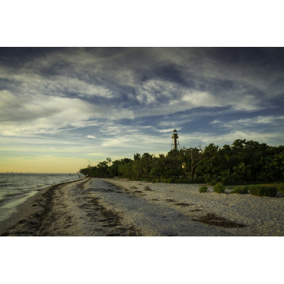 Lighthouse At Sanibel Island - Wrapped Canvas Print