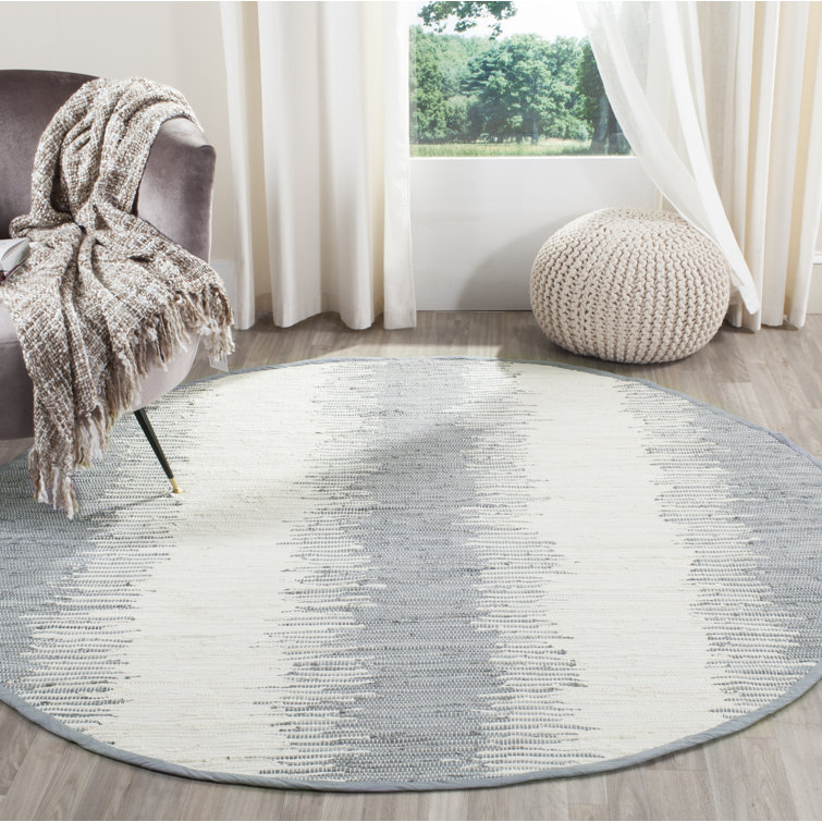 Cayman Hand Woven Cotton Striped Rug